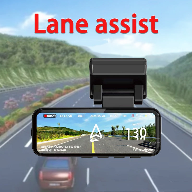 HD WIFI Mobile Phone Interconnection GPS Track Front And Rear Dual Lens Driving Recorder