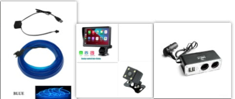 7 IPS Car Smart Screen Wireless Carplay Auto Mobile Phone Projection